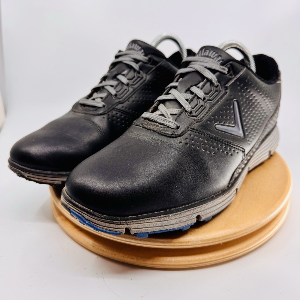 Callaway Balboa Mens Golf‎ Shoes Size 9 Athletic Black Spikeless Sneaker